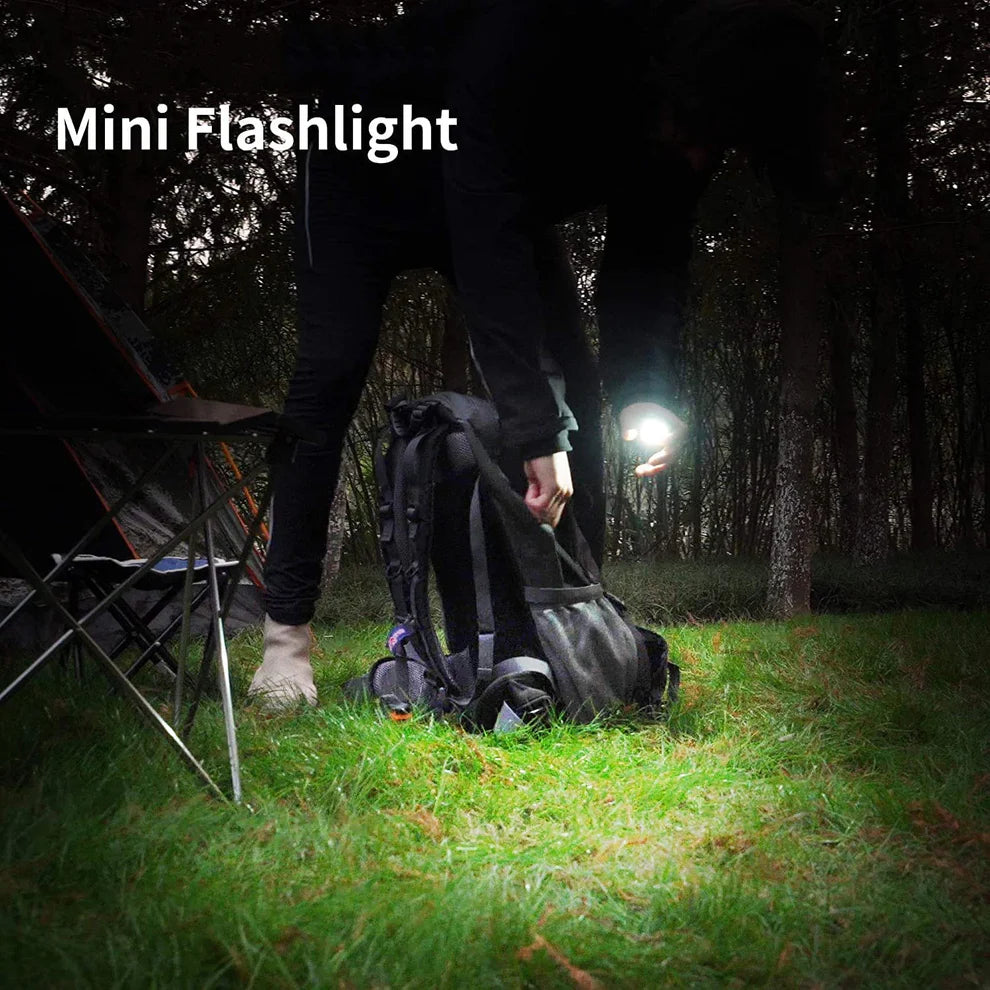 COB LED Mini Keychain Flashlight with Bottle Opener