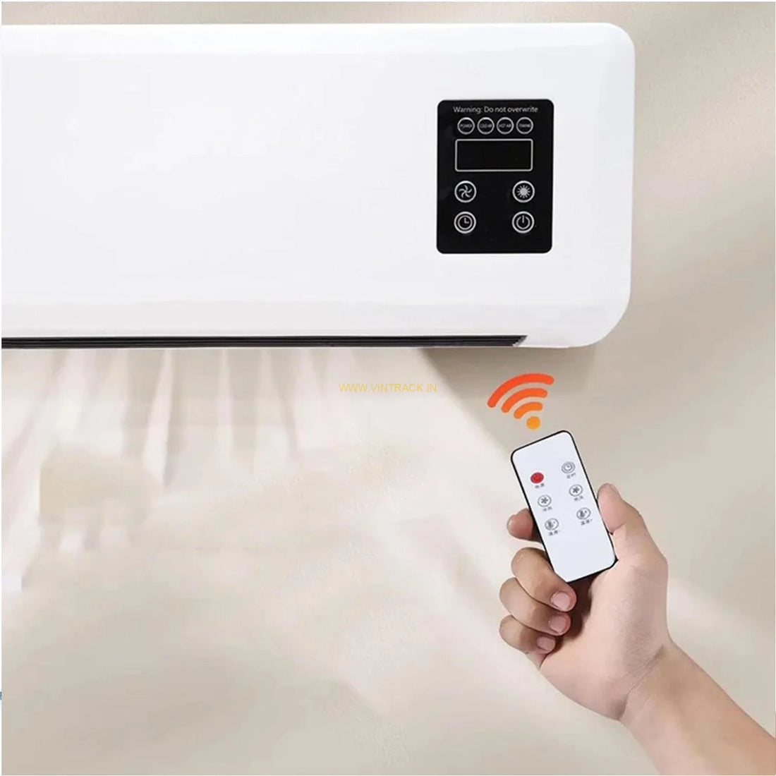 Wall-Mounted Air Fan and Heater | 2-in-1 Digital Display