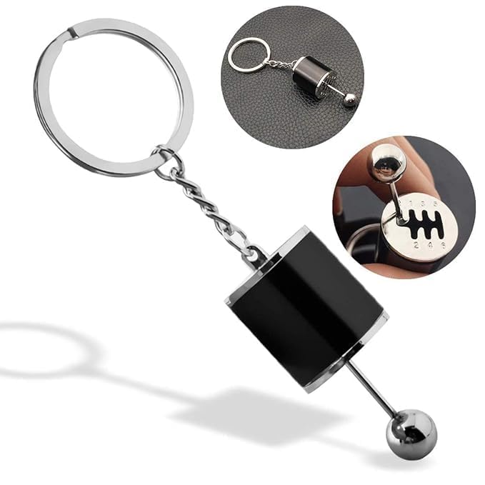 Gear Shift Keychain – Metal Car Gear Knob