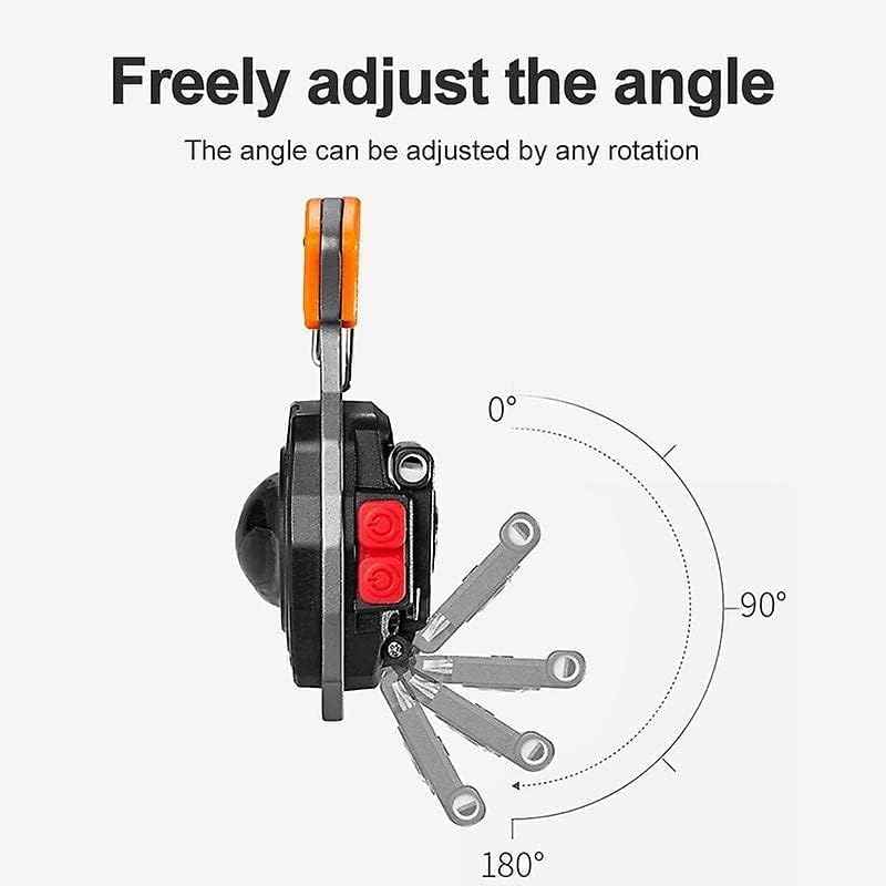 Multi-Function COB Light Tool Keychain