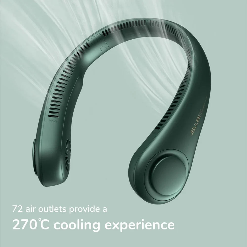 Bladeless Neck Fan | Hands-Free Wearable Fan